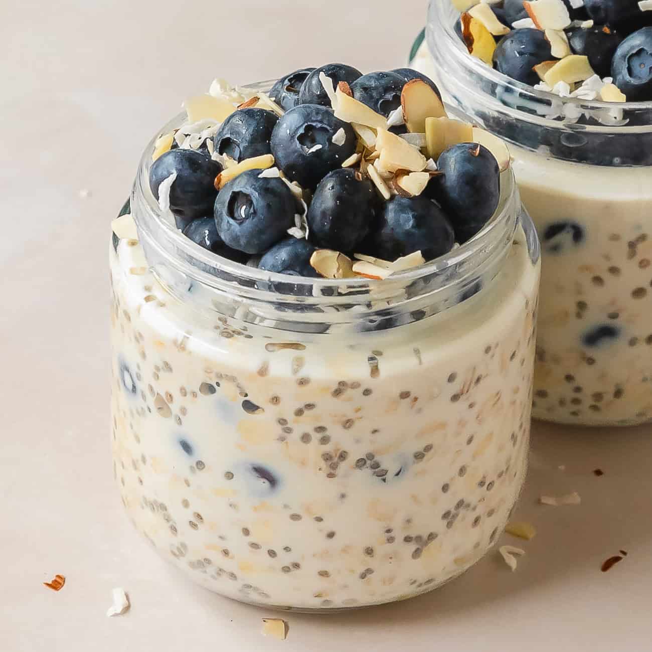 Minute Blueberry Overnight Oats: Muffin Taste, Zero Bake